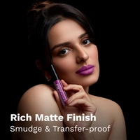 Pilgrim Liquid Matte Lipstick 14 Sizzlin Magenta| Bold, Vibrant | Long-Lasting & Transfer-Proof Formula | Stunning Matte Finish | Hydrating & Comfortable All-Day Wear