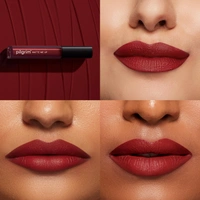 Pilgrim Liquid Matte Lipstick 19 Ruby Fling|Bold Red Shade | Long-Lasting | Transfer-Proof Formula | Hyaluronic Acid & Spanish Squalane | Comfortable Matte Finish