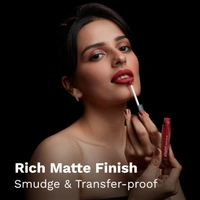 Pilgrim Liquid Matte Lipstick 19 Ruby Fling|Bold Red Shade | Long-Lasting | Transfer-Proof Formula | Hyaluronic Acid & Spanish Squalane | Comfortable Matte Finish