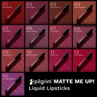 Pilgrim Liquid Matte Lipstick 21 Rosy Darlin|Long-Lasting |Transfer-Proof Formula | Hyaluronic Acid & Spanish Squalane | Comfortable, Hydrating Matte Finish for All Day Wear
