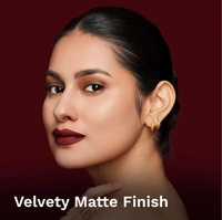 Pilgrim Matte Bullet Lipstick (Burgundy Blaze 24)|Intense, Bold Burgundy Color | Velvety Matte Finish & Long-Lasting | Transferproof & Smudgeproof for All-Day Wear