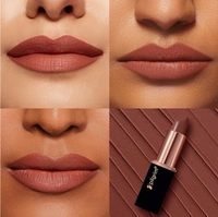Pilgrim Matte Bullet Lipstick (Caramel Guilt 02)| Warm Caramel Shade | Velvety Matte Finish | Long-Lasting | Transferproof & Smudgeproof for All-Day Wear