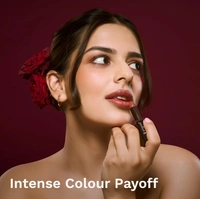 Pilgrim Matte Bullet Lipstick (Caramel Guilt 02)| Warm Caramel Shade | Velvety Matte Finish | Long-Lasting | Transferproof & Smudgeproof for All-Day Wear