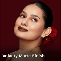 Pilgrim Matte Bullet Lipstick (Chocolate Tease 32)|Rich Chocolate Shade |Velvety Matte Finish | Transferproof, Smudgeproof | Long-Lasting & Comfortable for All-Day Wear