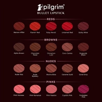 Pilgrim Matte Bullet Lipstick (Maroon Affair 23) | Intense Color | Long-Lasting | Transferproof & Smudgeproof Formula | Bold, Perfectly Matte Lips All Day