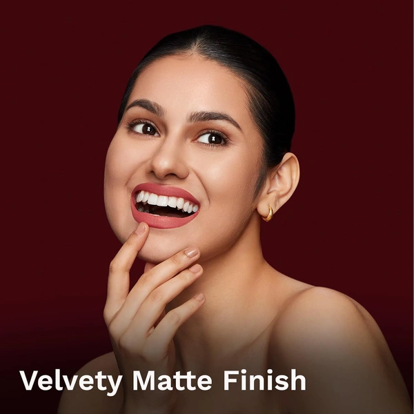 Pilgrim Matte Bullet Lipstick (Pink Romance 14)| Soft Pink, Long-Lasting Matte Finish | Hydrating with Squalane | SPF 30 Protection | Smudge-Resistant & Vegan