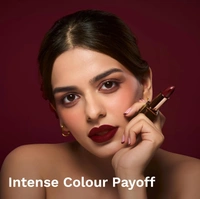 Pilgrim Matte Bullet Lipstick (Sultry Wine 26) | Deep Wine Red | Long-Lasting Matte Finish | Hydrating with Squalane | SPF 30 Protection | Smudge-Resistant & Vegan