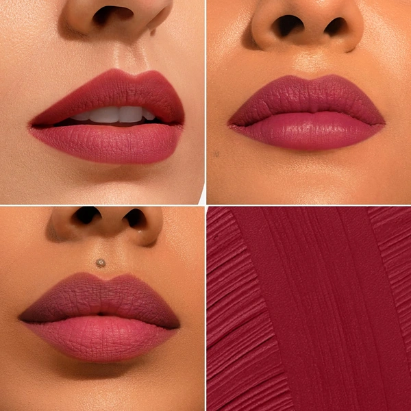 Pilgrim Oh So Creme Bullet Lipstick with Ch�rie Pink - 11 Shade | Silky Matte Finish & Highly Pigmented | Long Lasting & Smooth Glide | Lightweight Formula with French Grape Seed Oil