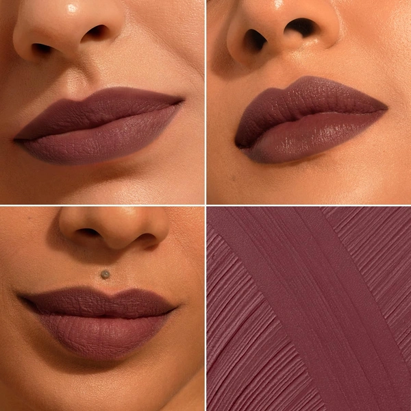 Pilgrim Oh So Creme Bullet Lipstick with Nude Caf�-02 Shade | Silky Matte Finish & Highly Pigmented | Long Lasting & Smooth Glide | Lightweight Formula with French Grape Seed Oil