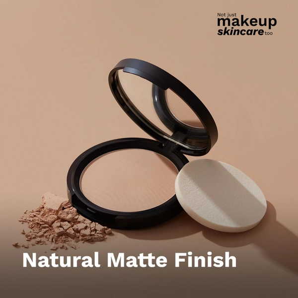 Pilgrim Dream Matte Compact Powder 70g, Pure Ivory � 110 | Oil-Free Formula, Controls Shine, and Evens Skin Tone for a Long-Lasting Matte Look.