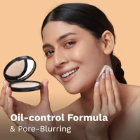 Pilgrim Dream Matte Compact Powder 70g, Pure Ivory � 110 | Oil-Free Formula, Controls Shine, and Evens Skin Tone for a Long-Lasting Matte Look.