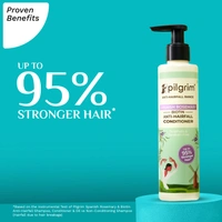 Pilgrim Spanish Rosemary & Biotin Anti-Hairfall Conditioner 200ml | Reduces Hair Fall, Strengthens Strands, and Leaves Hair Smooth and Manageable.