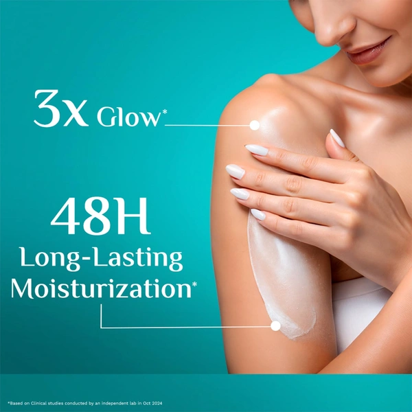 Pilgrim Spanish Glow Body Lotion 400ml with Squalane & Niacinamide | Hydrates, Brightens, and Smoothens Skin for a Natural Radiant Glow.