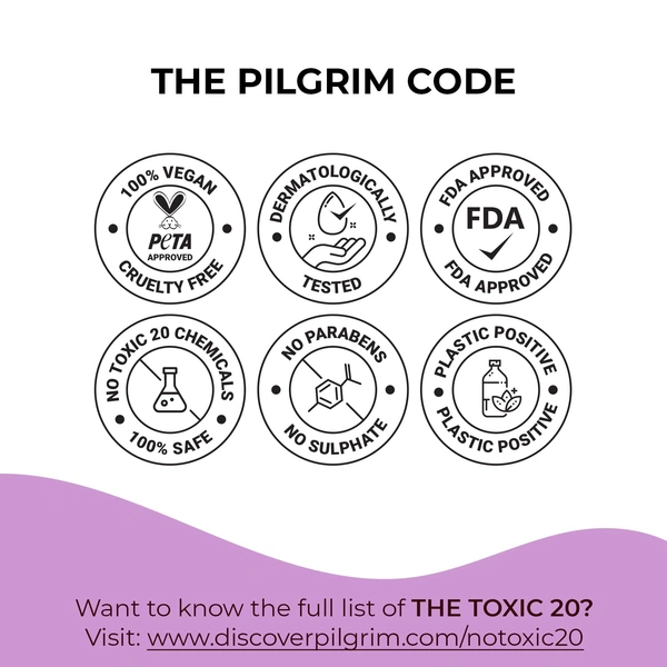 Pilgrim Squalane Blueberry Lip Scrub - 8g | With Sugar & Shea Butter | Smooth & Soft Lips | Deep Hydration | Exfoliate & Nourish Lips | Moisturizing Lips | Lip Scrub for Dark Lips