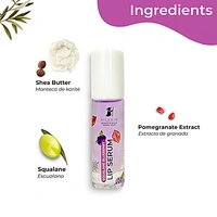 Pilgrim Squalane Blueberry Roll-On Lip Serum - 6ml | Shea Butter & Pomegranate| Hydrate & Nourish Lips | Moisturize & Protect Lips | Soft, Smooth & Nourished Lips | For Plump & Soft Lips | Paraben-free | Refreshing Lip