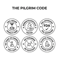 Pilgrim Squalane Blueberry Roll-On Lip Serum - 6ml | Shea Butter & Pomegranate| Hydrate & Nourish Lips | Moisturize & Protect Lips | Soft, Smooth & Nourished Lips | For Plump & Soft Lips | Paraben-free | Refreshing Lip