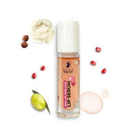 Pilgrim Squalane Bubblegum Roll-On Lip Serum - 6ml | Shea Butter & Pomegranate| Deeply Hydrates, Nourishes & Protects Lips | For Smooth & Chapped Lips | Moisturizing Lips | Lip Balm For Soft & Plump Lips | Paraben-free