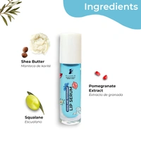 Pilgrim Squalane Peppermint Roll On Lip Serum -6ml | With Shea Butter & Pomegranate | Hydrating Lip serum for Dark Lips | Hydrate & Revitalize Lips | Nourish, Soften & Refresh Your Lips | Daily lip serum