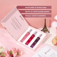 Pilgrim The French Love Collection Perfume Set 3X17ml | Eau De Parfum | Perfume for all occasions | Long Lasting | Designed In France | Perfect Gift Set For Women | Floral, Oriental & Amber Fougere Fresh Scent