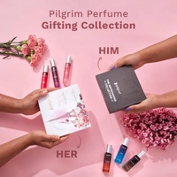 Pilgrim The French Love Collection Perfume Set 3X17ml | Eau De Parfum | Perfume for all occasions | Long Lasting | Designed In France | Perfect Gift Set For Women | Floral, Oriental & Amber Fougere Fresh Scent
