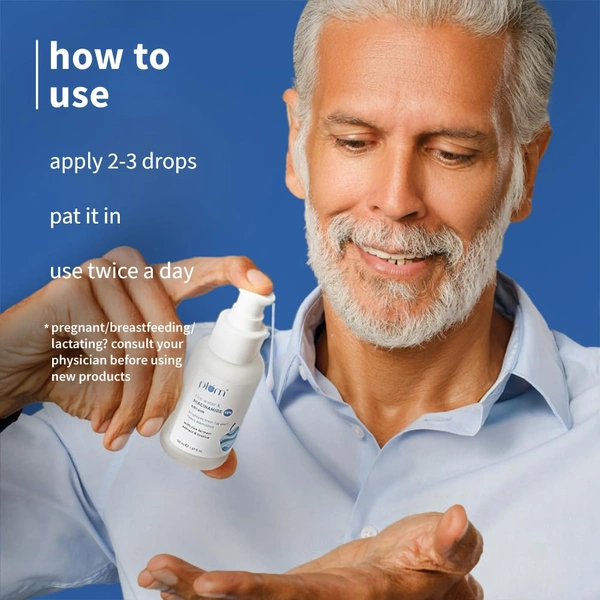 Plum 10% Niacinamide Serum with Rice Water 15ml | Brightening, Clear & Glowing Skin | Anti-Acne & Oil Control Serum for Acne-Prone, Oily, Combination & Sensitive Skin