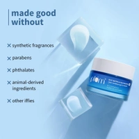 Plum 2% Niacinamide & Rice Water Superlight Gel Cream Moisturizer 50g | Oil-Free Hydration for Face | Brightens Skin, Fades Blemishes | Vegan, Dermat-Tested, All Skin Types