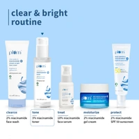 Plum 3% Niacinamide & Rice Water Face Toner 150ml | Alcohol-Free | Pore Tightening, Brightens & Smoothens Skin | Fades Blemishes | For Oily, Acne-Prone & Combination Skin | Women & Men | Vegan