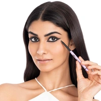Plum Eye-Swear-By Kajal 0.35g Combo Pack Deep Black pack of 2 | Creamy Smooth, Waterproof & Smudge-Proof | 12hr Long-Lasting Twist-Up Kajal Pencil | Enriched with Vitamin E | 100% Vegan & Cruelty-Free