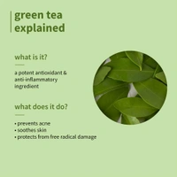 Plum Green Tea Pore Cleansing Face Wash 50ml | With Glycolic Acid | Fights Pimples & Controls Excess Oil | Gentle Exfoliating, Non-Drying | For Oily, Acne-Prone & Combination Skin | Vegan | Women & Men