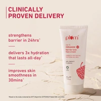 Plum Oat & 1% Ceramide Barrier Love Face Cream 50g | Repairs & Strengthens Skin Barrier | With Vitamin E & Allantoin | Moisturizer for Normal & Dry Skin | Unisex