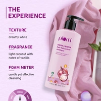 Plum Onion & Biotin Shampoo for Hairfall Control 250ml | Reduces Hairfall & Breakage | With Onion Extract, Biotin & D-Panthenol | Boosts Scalp Health | Paraben-Free & Vegan