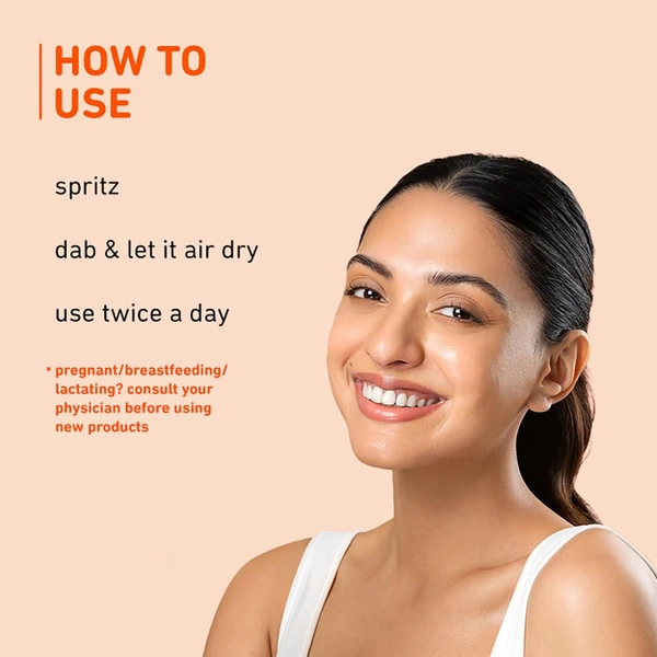 Plum Vitamin C Face Toner 100ml | With Mandarin & Kakadu | Alcohol-Free | Brightens & Reduces Pigmentation | For Glowing Skin | For Oily, Combination, Acne-Prone, Dry, Normal & Sensitive Skin | Women & Men | Vegan