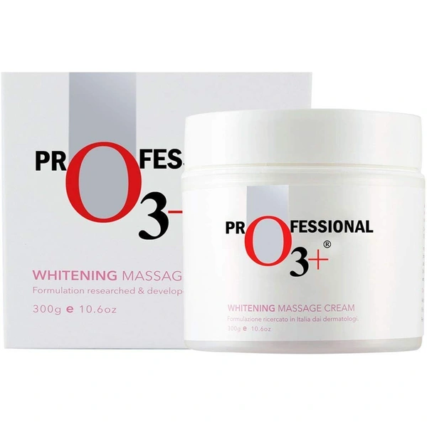 O3+ Professional Professional O3+ Skin Care Whitening Massage Cream | Brighten and Nourish Your Skin | Even Skin Tone & Smooth, Glowing Complexion | Deep Hydration & Radiance | 300g