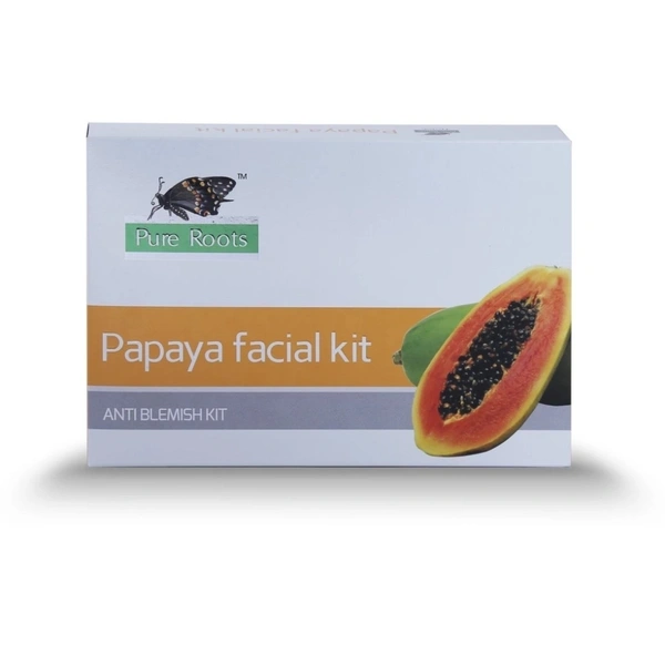 Pure Roots Papaya Shiner Bleach 224g | Lighten Hair & Brighten Skin Naturally | Exfoliate, Revitalize & Glow | Radiant Glow & Tan Removal | Gentle bleach for all skin types | Papaya-Enriched Bleach |