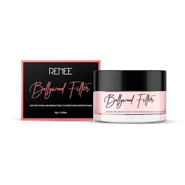 Renee Bollywood Filter Face Primer 15g | Pore Minimizing & Oil Control Primer | Filter Finish Smooth Skin | Hydrating, Lightweight & Non-stick | Flawless Finish | Instance Fine Line Reduction | Pore Blurring & Glow-Boosting Primer |