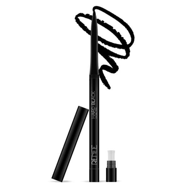 Renee Hard Black Kaja Rollon | Intense, Smudge-Proof 0.35g | 24 Hrs Stay Long Lasting Super Black Kajal Pencil | Water Proof | Smokey eye kajal | Travel-Friendly | Smooth Application & All-Day Wear |