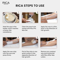 Rica Aloe Vera Liposoluble Hair Removal Wax | Soothing & Effective Wax for Sensitive Skin | Quick & Easy Tan Removal Waxing | Hassle-Free Experience | 800ml