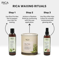 Rica Aloe Vera Liposoluble Hair Removal Wax | Soothing & Effective Wax for Sensitive Skin | Quick & Easy Tan Removal Waxing | Hassle-Free Experience | 800ml