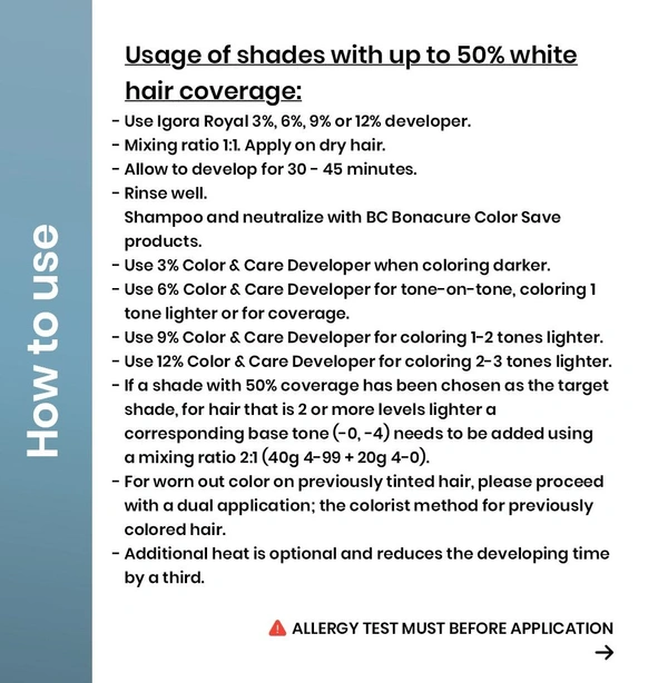 Schwarzkopf Igora Royal Highlifts 12-2 Special Blonde Cendr Violet Permanent Hair Color Tube 60ml for Cool Blonde Shades| High Lift Formula with Bond Protection