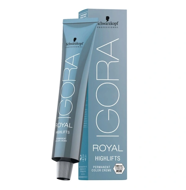 Schwarzkopf Igora Royal Highlifts 12-2 Special Blonde Cendr Violet Permanent Hair Color Tube 60ml for Cool Blonde Shades| High Lift Formula with Bond Protection