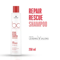 Schwarzkopf Professional Bonacure Repair Rescue Shampoo with Arginine | Repairs, Strengthens & Restores Hair | Reduces Breakage your hair | Repairs Damaged Hair | Leaves hair smooth, shiny | 250ml