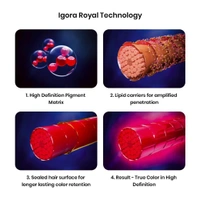 Schwarzkopf Professional Color Tube L-77 Copper ExtraIgora Royal Fashion Lights 60gm| Permanent Highlight Color Creme | Intense Lift & Vibrant Copper Tones