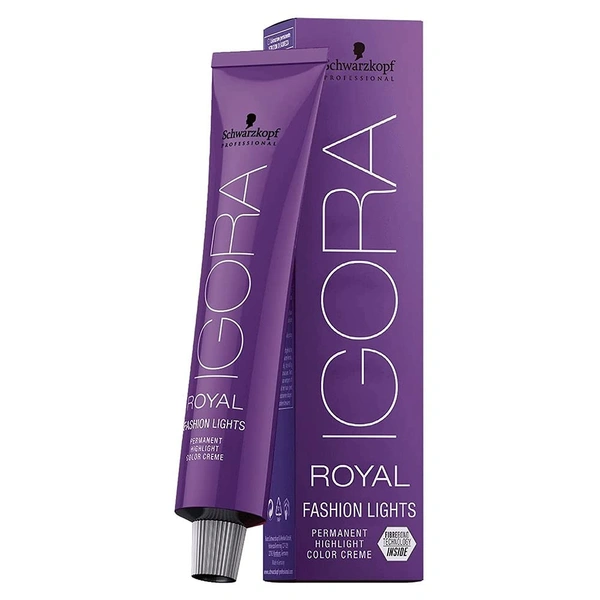 Schwarzkopf Professional Color Tube L-88 Red ExtraIgora Royal Fashion Lights 60gm| Permanent Highlight Color Creme | Intense Lift & Vibrant Red Extra Tones