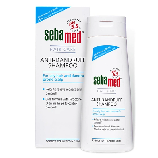 Sebamed Anti-Dandruff Shampoo 200ml|pH 5.5 | Clinically Proven Formula for Flake-Free Scalp | Gently Cleanses, Soothes Irritation & Controls Dandruff | Dermatologically Tested