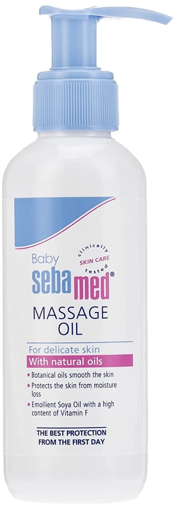 Sebamed Baby Soothing Massage Oil 150ml | pH 5.5 for Gentle & Moisturizing Care | Enriched with Natural Oils to Soothe & Hydrate Baby's Skin | Dermatologically Tested