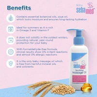 Sebamed Baby Soothing Massage Oil 150ml | pH 5.5 for Gentle & Moisturizing Care | Enriched with Natural Oils to Soothe & Hydrate Baby's Skin | Dermatologically Tested