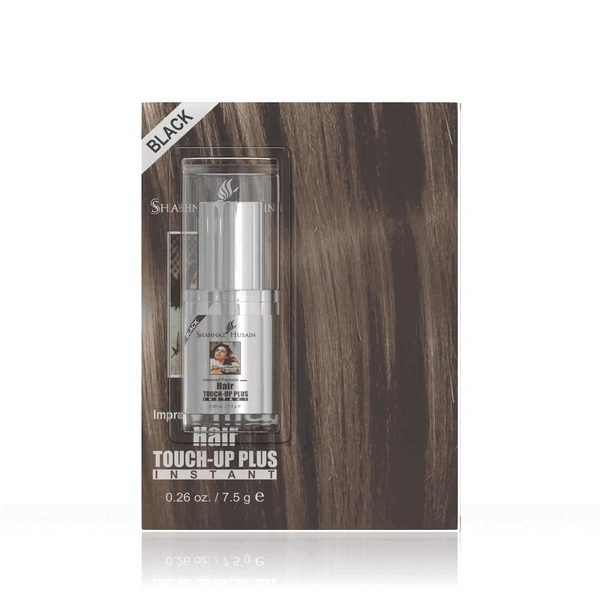 Shahnaz Husain Instant Hair Touch-Up Plus | Herbal Gray Hair Concealer | Ammonia-Free | Quick Root Touch-Up | Natural Finish | Easy Application | Travel-Friendly Hair Color Stick