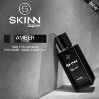 Skinn Titan Skinn 24Seven Amber Eau De Parfum for Men 100ml | Long-Lasting | Warm & Woody Fragrance | Premium Perfume | Perfect for Everyday & Special Occasions