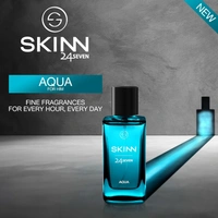 Skinn Titan Skinn 24Seven Aqua Eau De Parfum for Men 100ml | Refreshing & Long-Lasting Scent | Aquatic & Citrus Notes | Perfect for Daily Wear | Premium Fragrance for Men