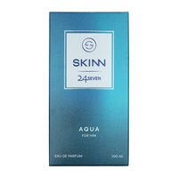 Skinn Titan Skinn 24Seven Aqua Eau De Parfum for Men 100ml | Refreshing & Long-Lasting Scent | Aquatic & Citrus Notes | Perfect for Daily Wear | Premium Fragrance for Men